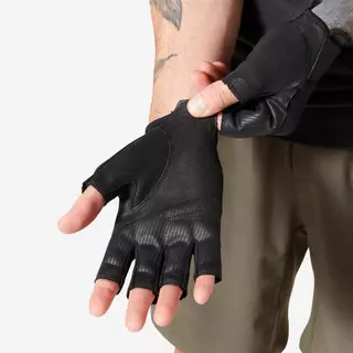 Decathlon Durable Weight Training Gloves ถุงมือเวทเทรนนิ่งแข็งแรงทนทาน - Black