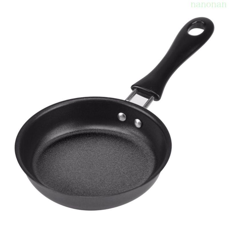 Nan Mini Cooking PAN กระทะเหล็กไม่ติดสําหรับเคลือบมือยาวแบบพกพา
