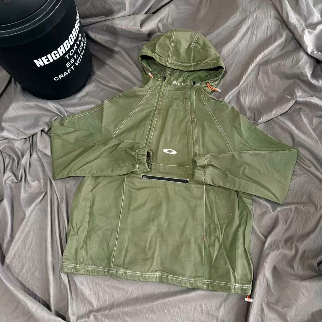 BNYP OK Distressed Jacket Jacket Hooded Cargo Jacket เสื้อแจ็คเก็ตผู้ชายผู้หญิง