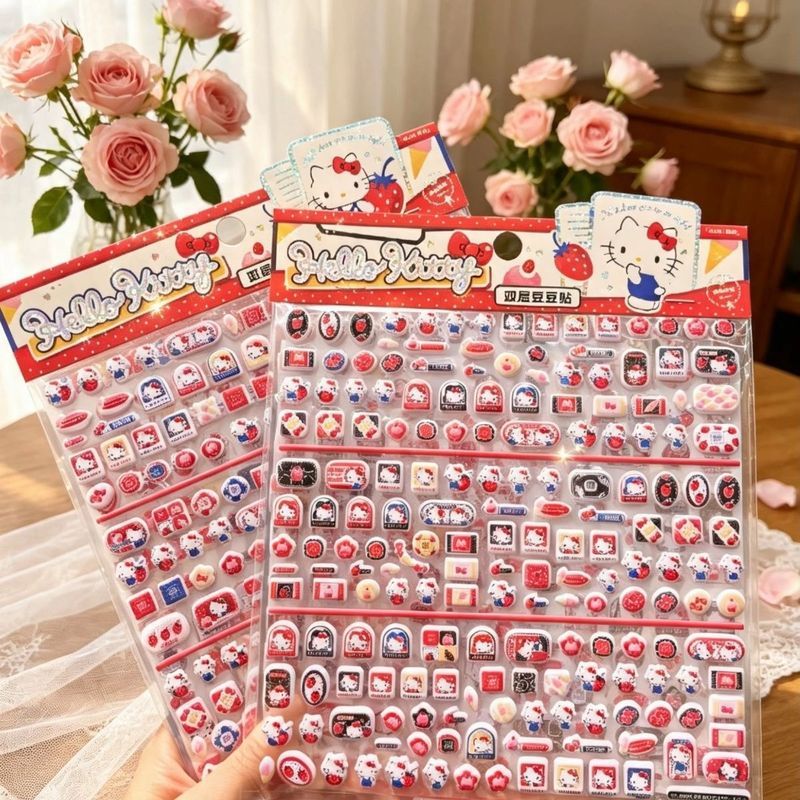 3d 3d kitty Cat Sticker ins Toy 3d Sticker อุปกรณ์การเรียน M