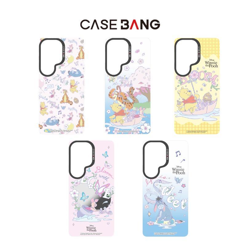 【แผ่นหลังแม่เหล็ก】 For Samsung S24-26,CASEBANG Winnie the Pooh Spring Series ImagiSnap เคสแม่เหล็ก, เปลี่ยนกลับ, ทหารป้องกันการตก