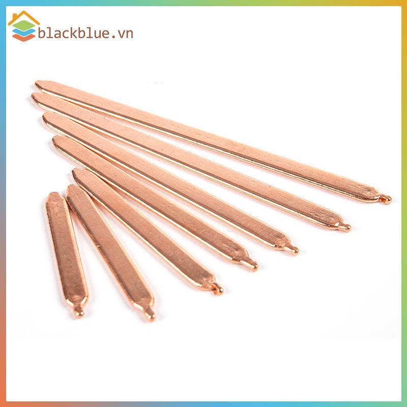 BBLUE หลอดทองแดง Diy คอมพิวเตอร์แล็ปท็อประบายความร้อนโน๊ตบุ๊คท่อความร้อนท่อแบน 60mm-150mm.