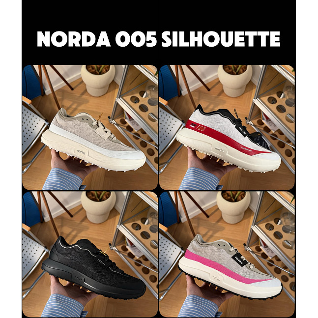 NORDA 005 รองเท้าวิ่งข้ามประเทศสวมใส่สบายรองเท้าผ้าใบกันลื่นทนต่อการสึกหรอจอแสดงผล Unisex