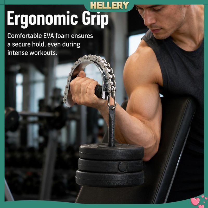 [HelleryTH] Arm Wrestling Training Handle Grip Strength Workout Hand Grip Fitness Practical