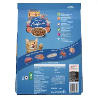 [เลือกรสชาติได้] Purina Friskies อาหารแมว 6 kg