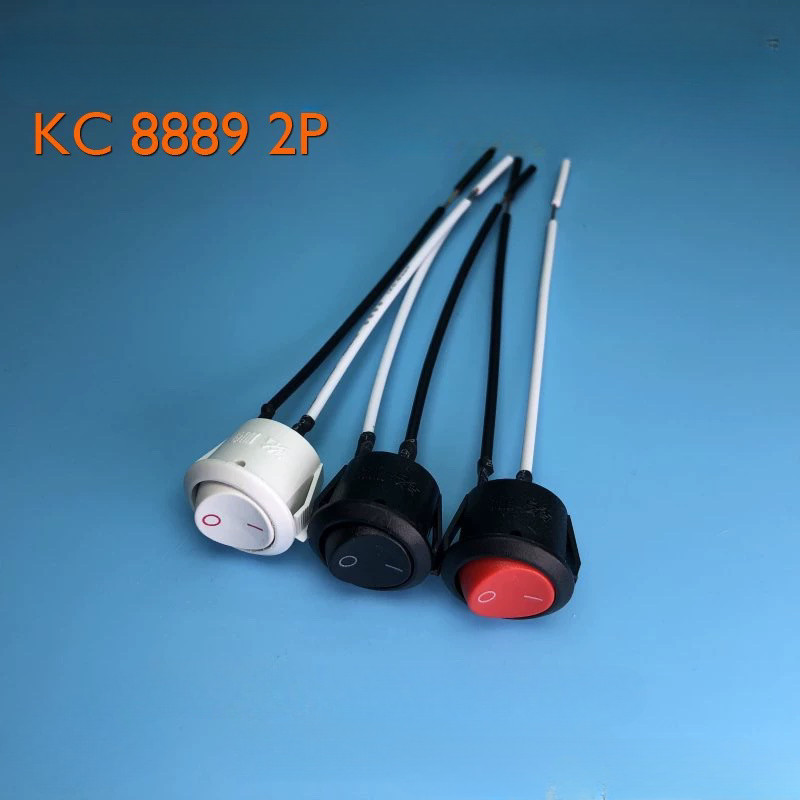 สวิตช์เรือ Mingpeng KC8889 2P ไฟ2ด่าน 2ขา ใช้กับหม้อทอด ทนทานคุณภาพ