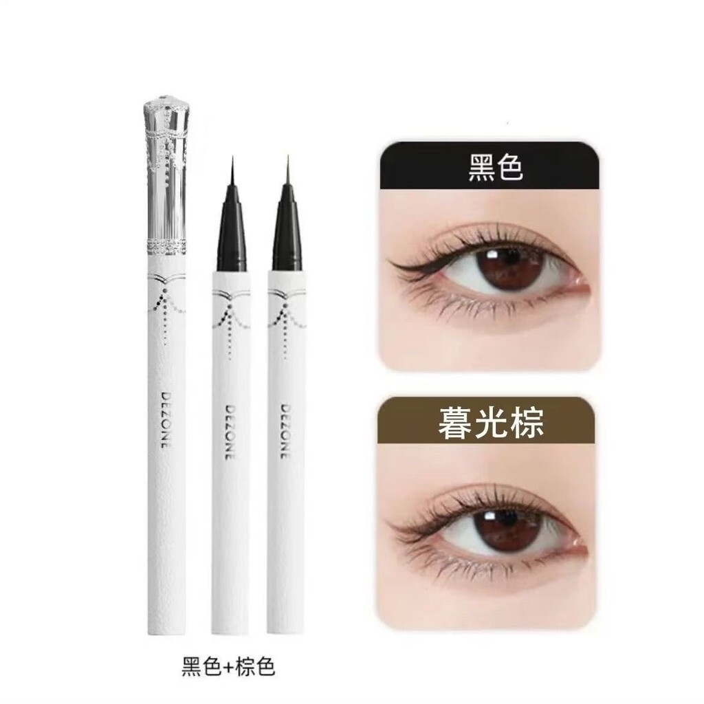 美多✨DEZONE อายไลเนอร์ Very Fine 0.01 กันน้ํา กันเหงื่อและป้องกันรอยเปื้อน