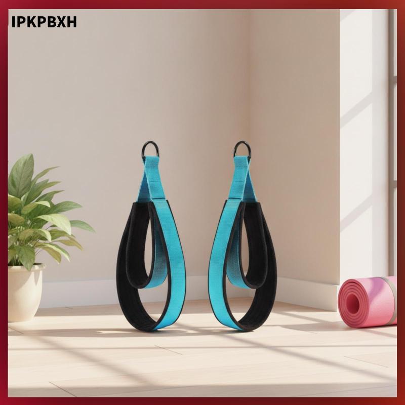 MagiDeal Pilates Reformer Straps สายรัดออกกําลังกายติดทนนานพร้อมห่วงอุปกรณ์ออกกําลังกายขนาดกะทัดรัดส