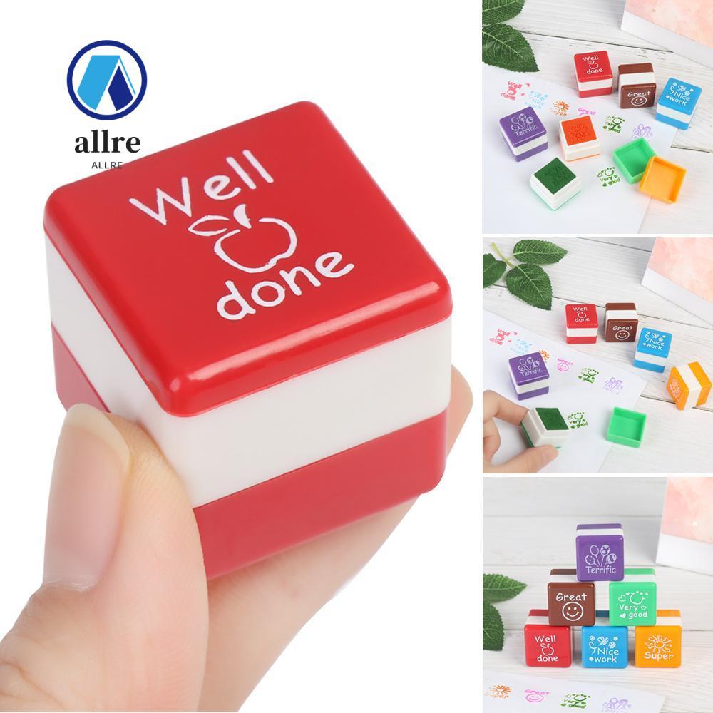 ALLRE 6 ชิ้น/เซ็ตครูอุปกรณ์อัลบั้ม DIY Scrapbooking Very Good Good Good Work รางวัลเด็ก