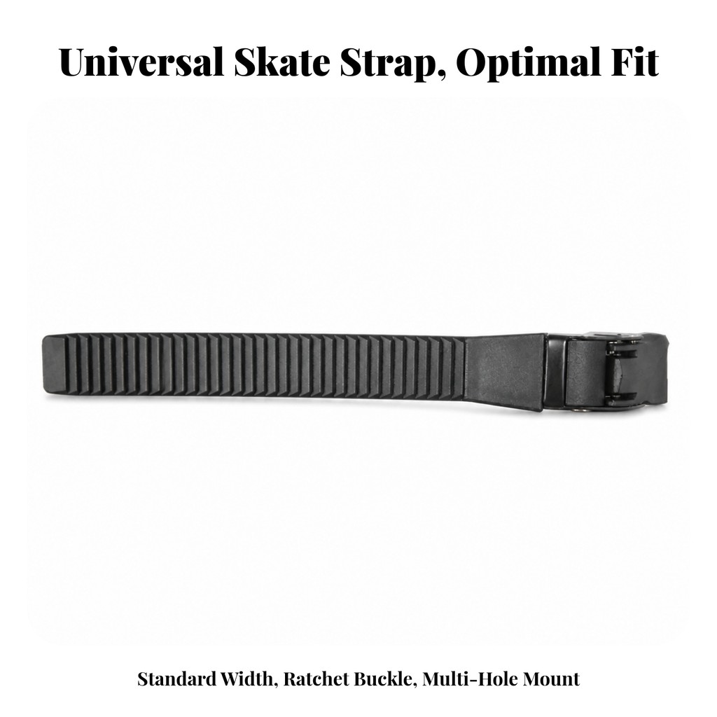 Roller Skate Buckle Strap Replacement Strap with Buckle Skates Adjustable Hardware Secure for Skater