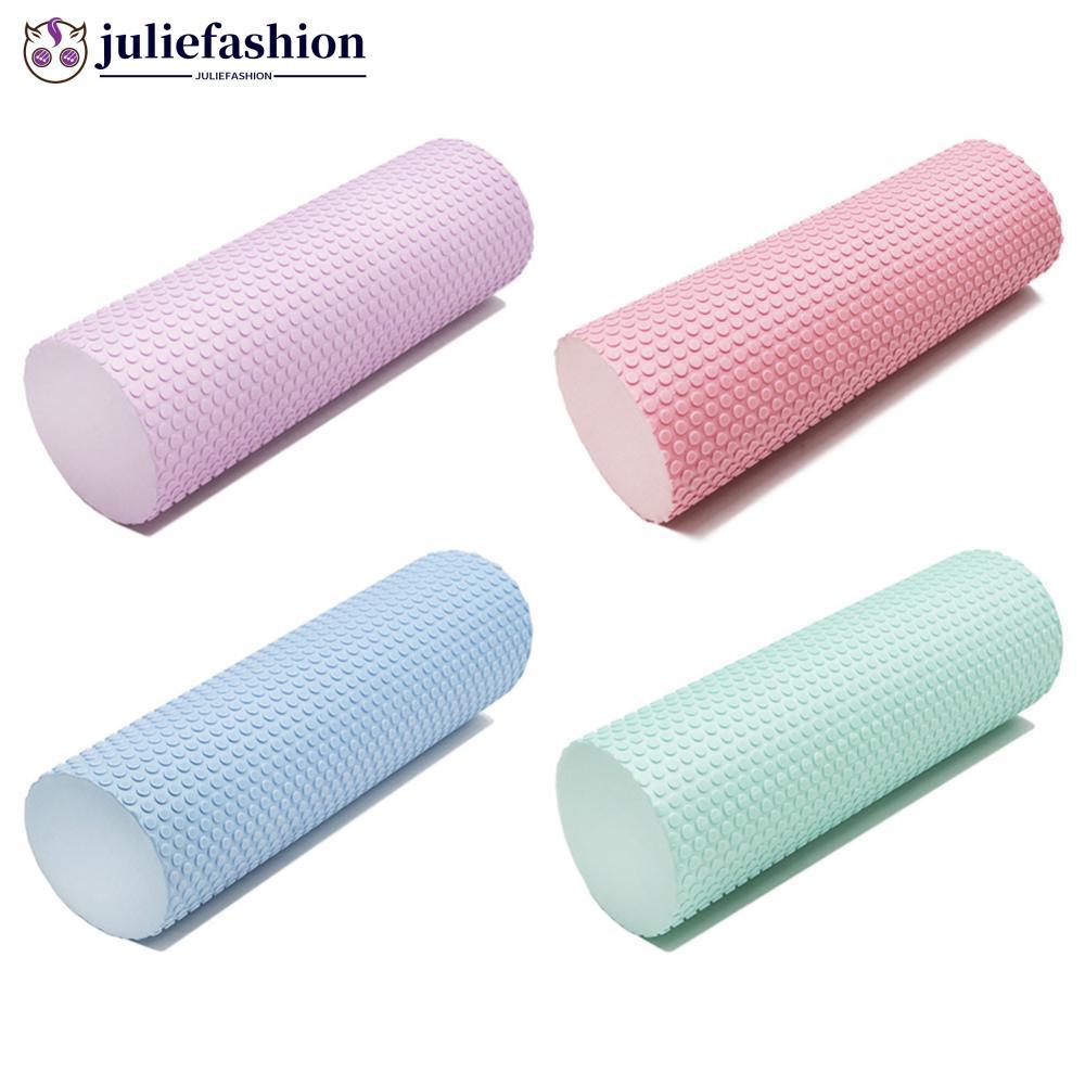 JULIEFASHION 30cmx10cm EVA คอลัมน์โยคะโฟม Roller ความหนาแน่นสูงสําหรับพิลาทิสโยคะกล้ามเนื้อนวดฟิตเนส