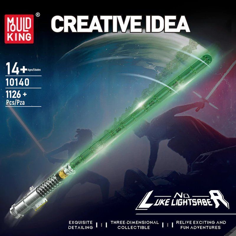 Yuxing 10140 Building Blocks Lightsaber Series Luke Lightsaber Lighting Building Blocks เทคโนโลยีประ