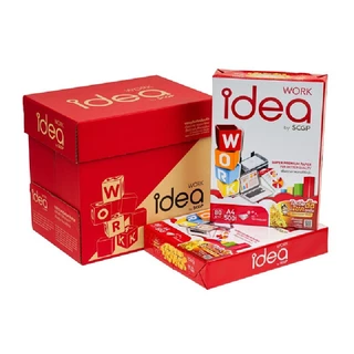 IDEA WORK กระดาษถ่ายเอกสาร A4 80 แกรม (แพ็ค 5 รีม)