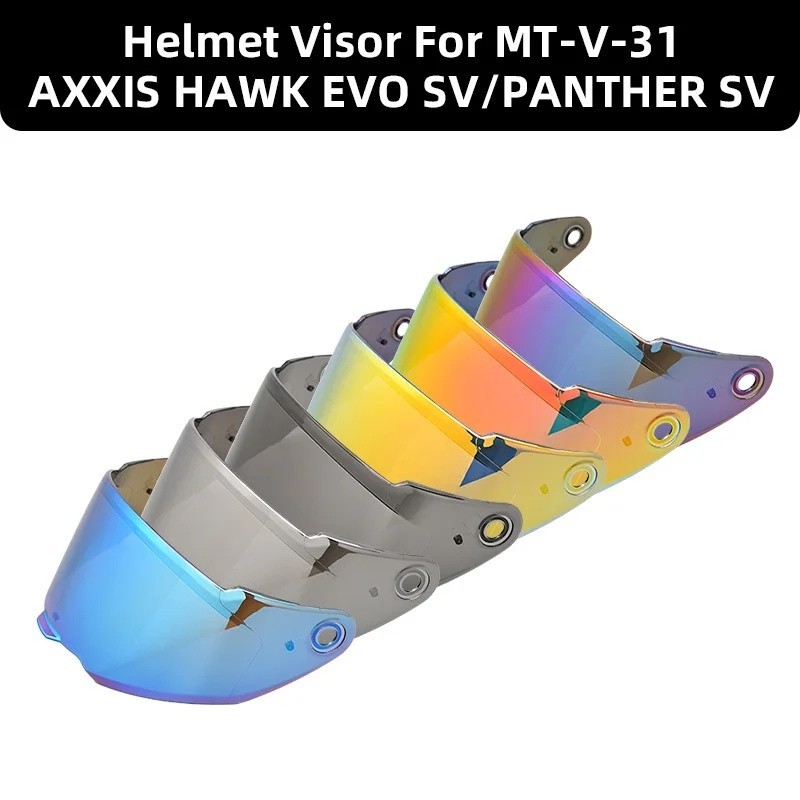 สําหรับ MT-V-31 AXXIS HAWK EVO SV PANTHER SV หมวกกันน็อครถจักรยานยนต์ Visor Shield เลนส์กระจก