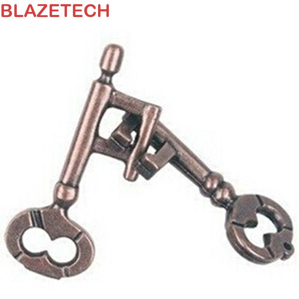 BLAZETECH Key Puzzle Alloy IQ Test Game ของเล่นอัจฉริยะ