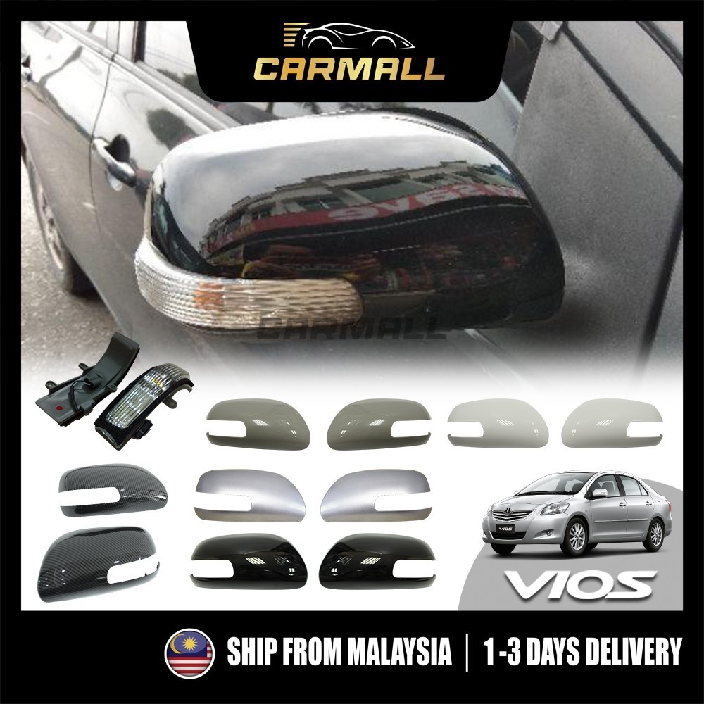 Toyota Vios (2nd Gen) ฝาครอบกระจกมองข้างเท่านั้นหรือไฟสัญญาณเฉพาะ Trim 2007-2012 XP90 NCP93 Belta Du