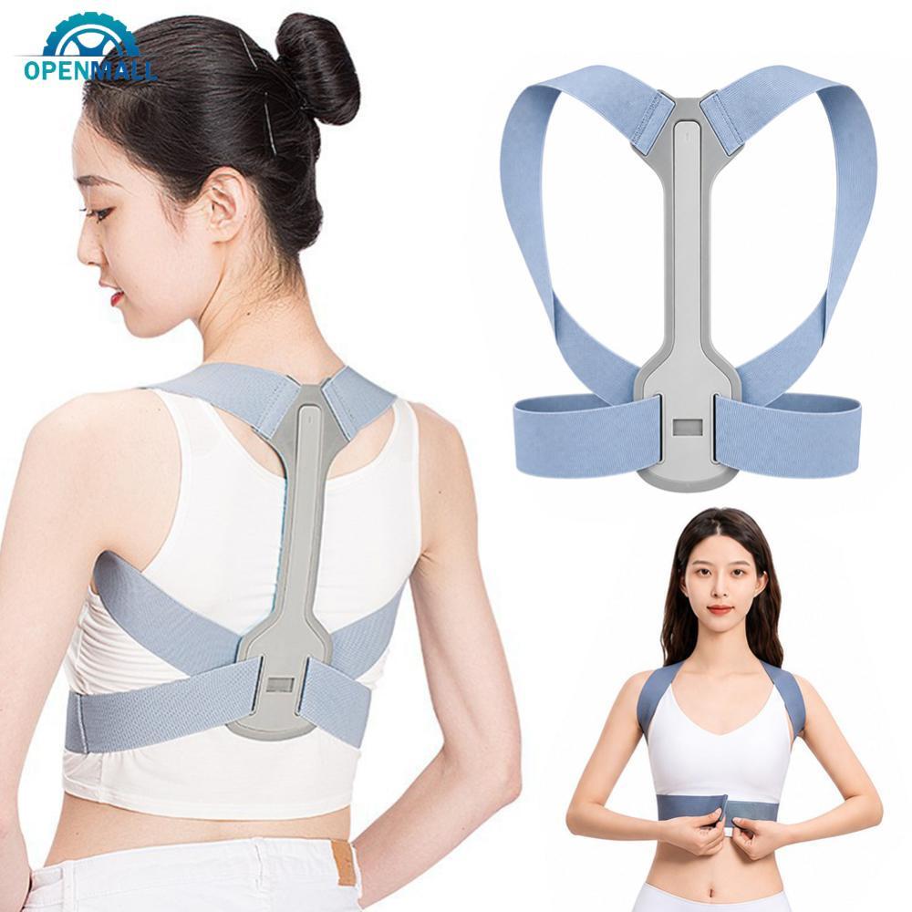 OPENMALL สายรัดแก้ไขด้านหลัง Breathable Posture Corrector เข็มขัดปรับ Rectify ท่าทางกลับเข็มขัดพยุงห