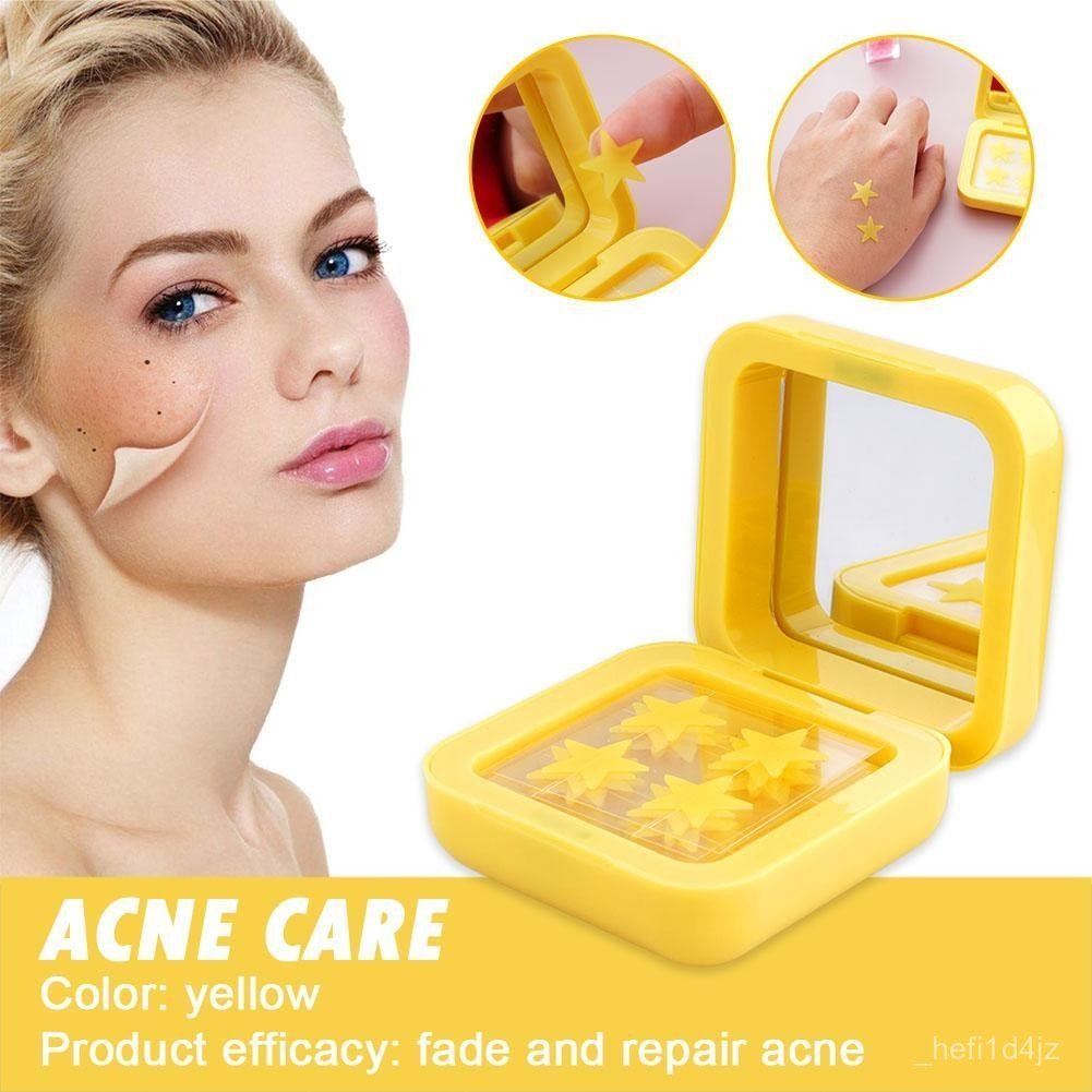 32pcs Makeup Mirror Acne Patch Box Waterproof Acne Hydrocolloid Removal Pimples Care Skin B3X0