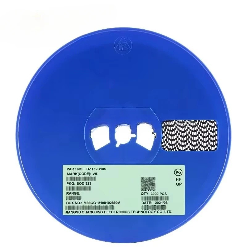3000 BZT52C 3V 3.3V 3V3 4V7 5V1 5V6 6V8 7V5 10V 12V 15V 18V 20V 22V 24V 33V 36V 3.0V SOD 323 SMD ไดโ