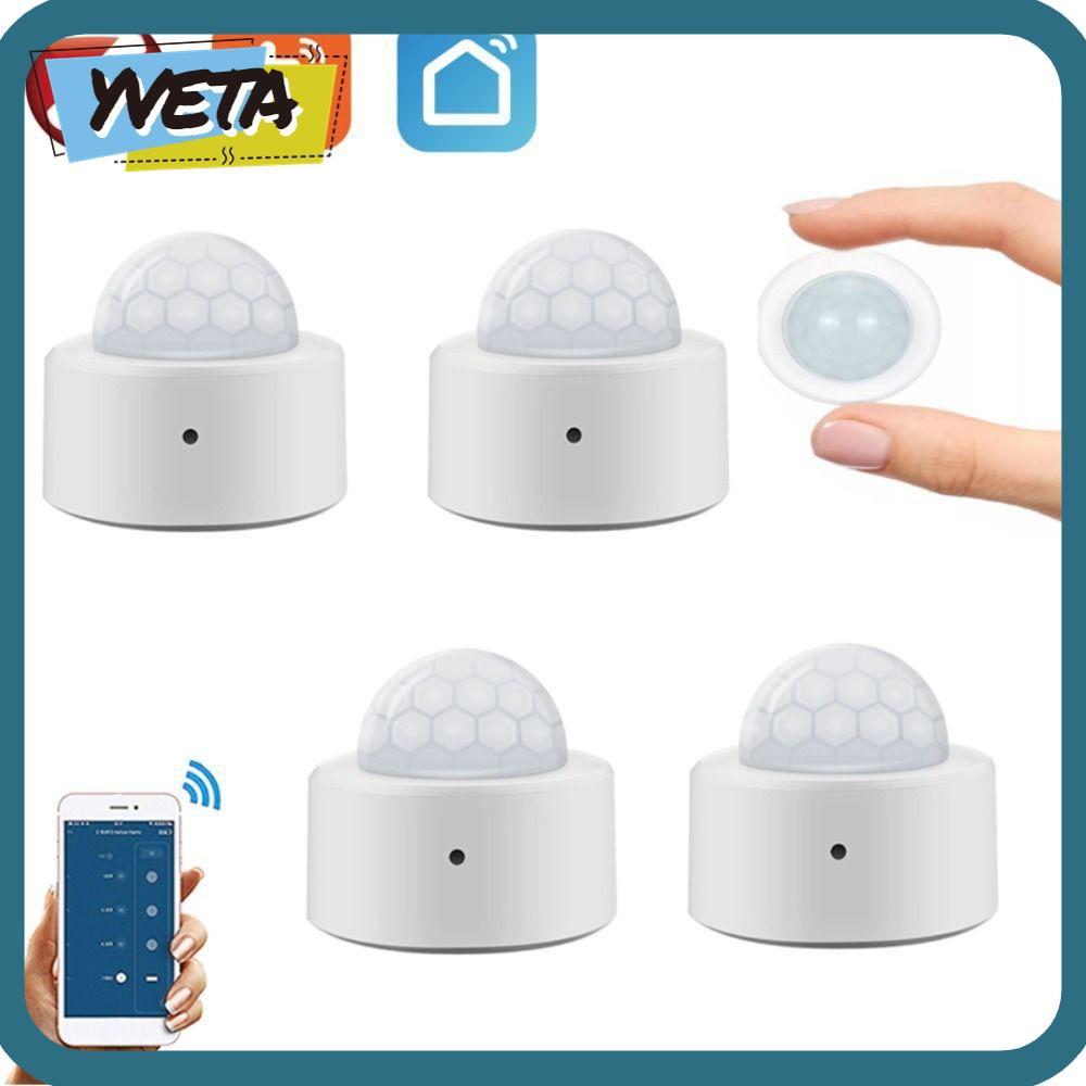 YVETA Mini Zigbee, PIR Motion Human Motion Sensor Tuya สมาร์ท ZigBee, ไร้สายอินฟราเรด Burglar Alarm 