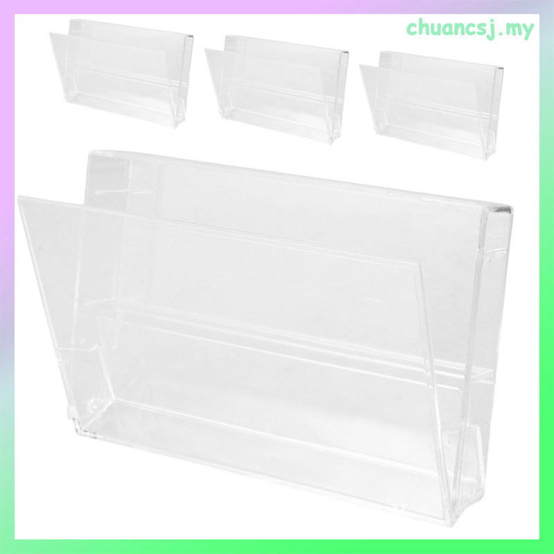 4 ชิ้น Audio Cassette Storage Cases Organizer Pp กล่องเทปพลาสติก