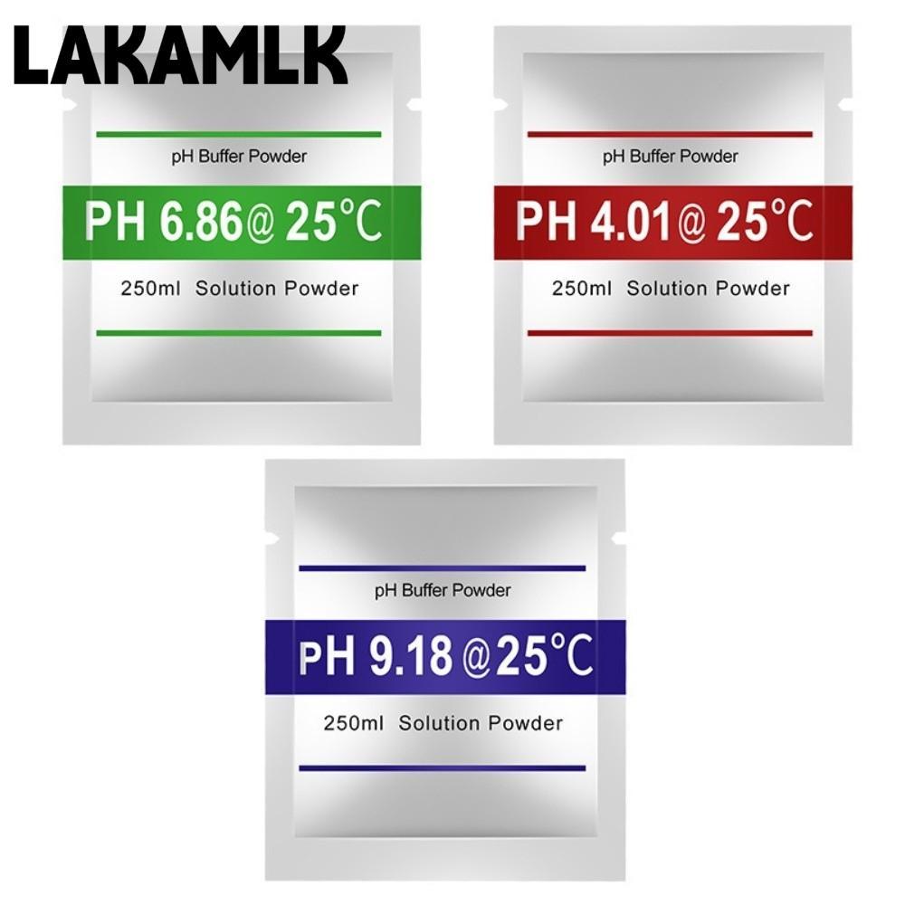 LAKAMLK 15 ชิ้น PH Meter Calibration Solution Powder, PH 6.86 PH 4.01 PH Buffer Solution Powder, จุด