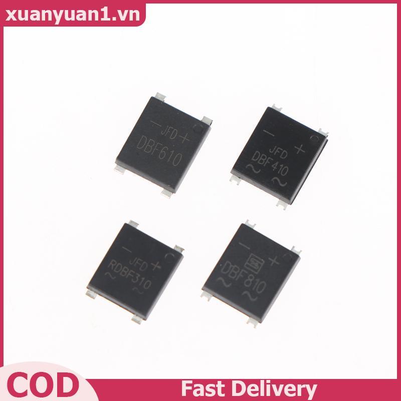XUAN DBF210 DBF310 DBF410 DBF610 DBF810 Rectifier Bridge ทนทาน Stable Diode สําหรับซ่อมอิเล็กทรอนิกส