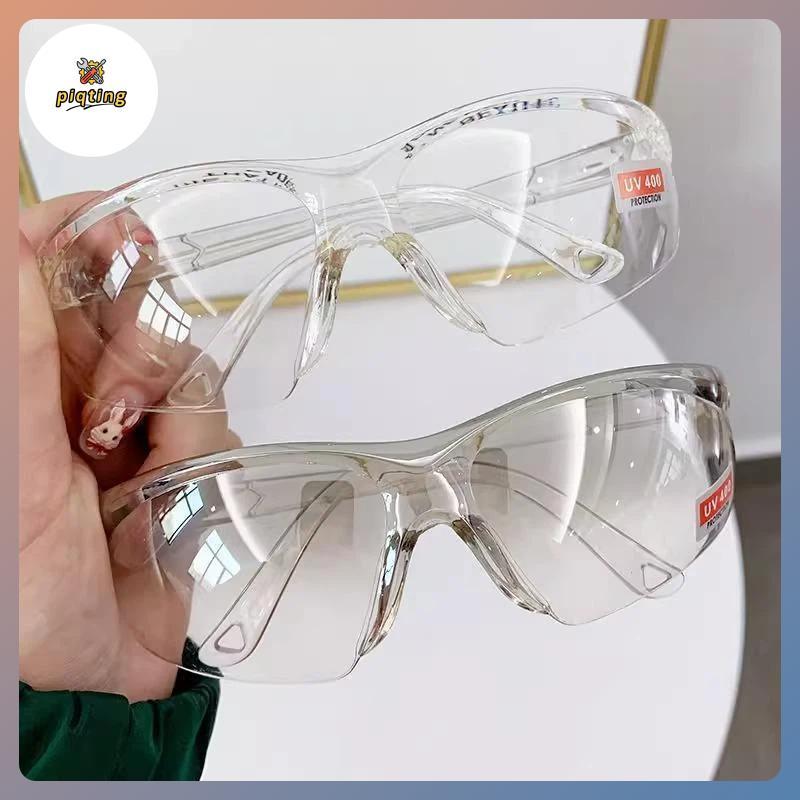 PP UV400 Anti-Splash แว่นตานิรภัยกันฝุ่นกันกระแทกแว่นตาป้องกันสําหรับการขุดก่อสร้างงานอุตสาหกรรม PP