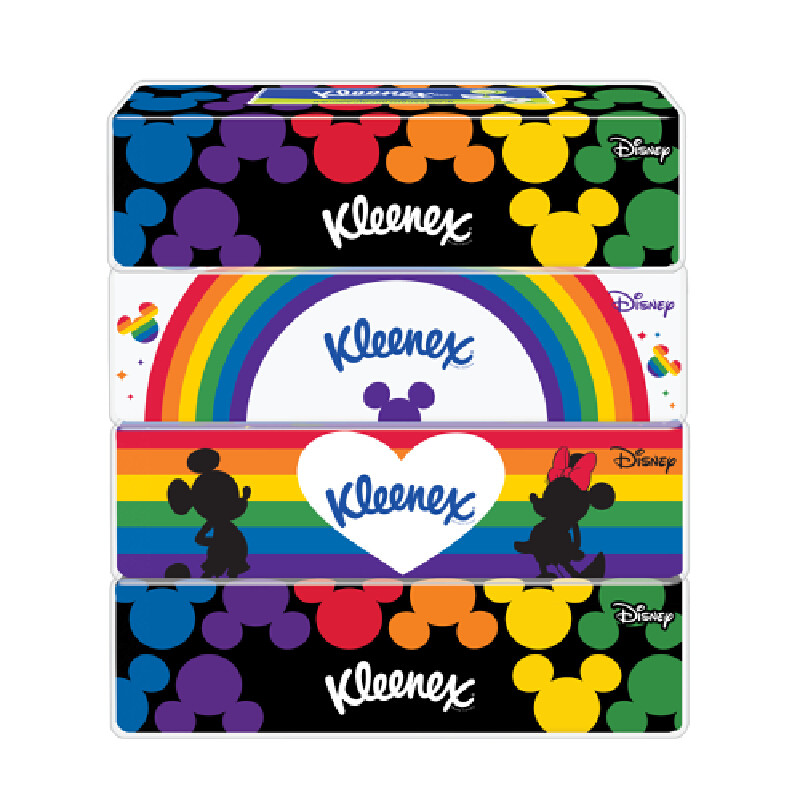 KLEENEX กระดาษเช็ดหน้า ดิสนีย์ ซอฟบ๊อกซ์ 110 แผ่น/ห่อ (แพ็ค 4 ห่อ)