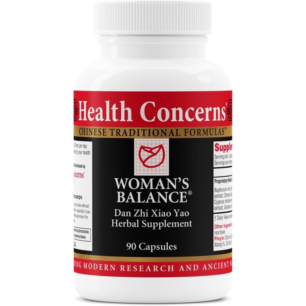 สุขภาพ Concerns Woman Balance – อาหารเสริมสมุนไพร PMS สําหรับผู้หญิง – ประจําเดือน Cycle & Menopause