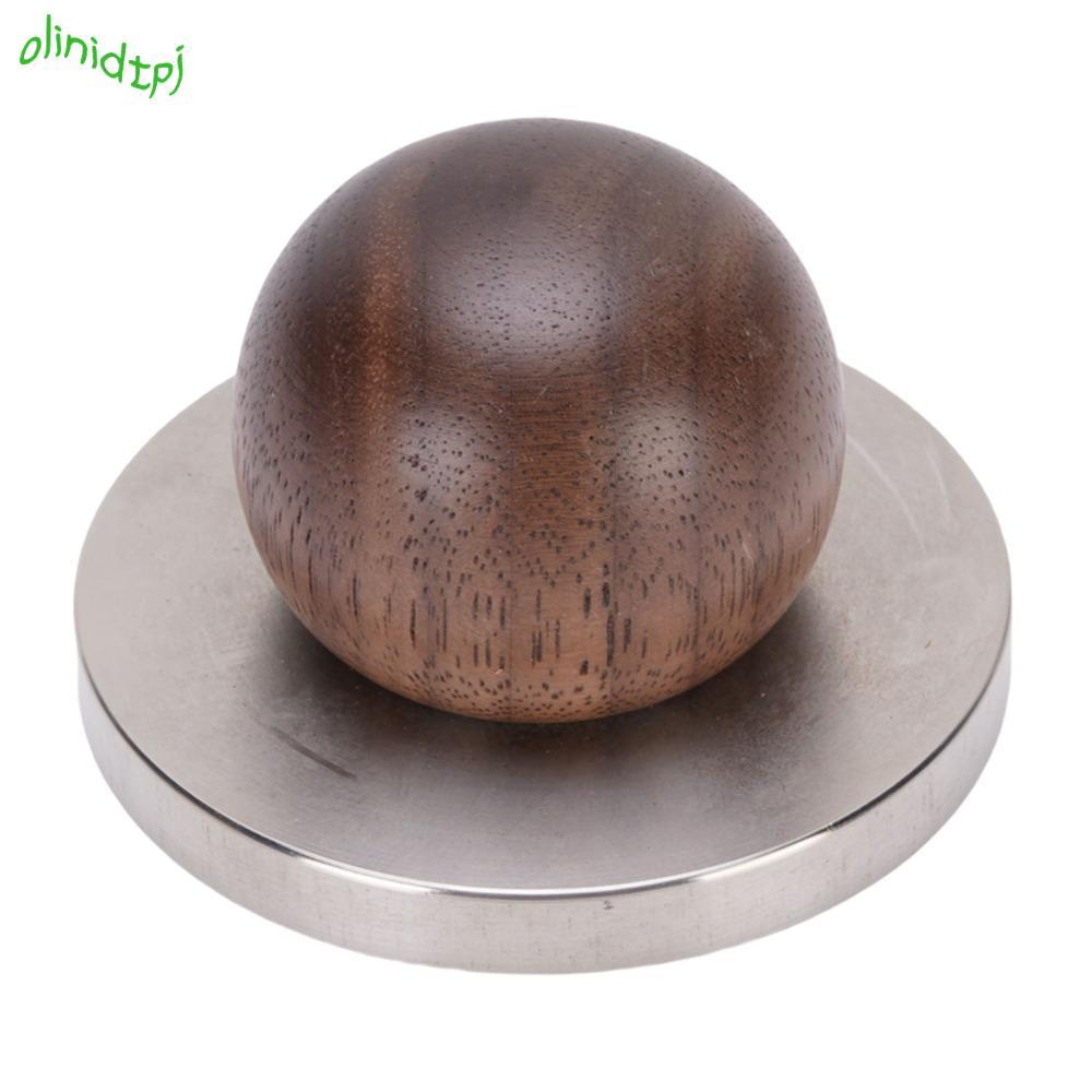 IOLINIDT Mini Coffee Tamper, 5.79 ซม./2.38in ไม้จับกาแฟ Tamper, แบบพกพา 5.28 ซม./2.08in 304 สแตนเลส 