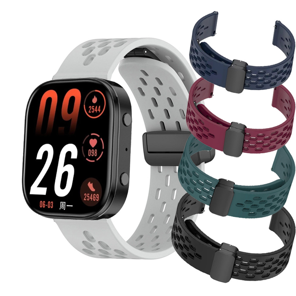 Dengo Active Pro สมาร์ทวอทช์สมาร์ทวอทช์สายรัดซิลิโคน Dengo Active Pro SmartWatch เปลี่ยนพร้อมฟิล์มกั