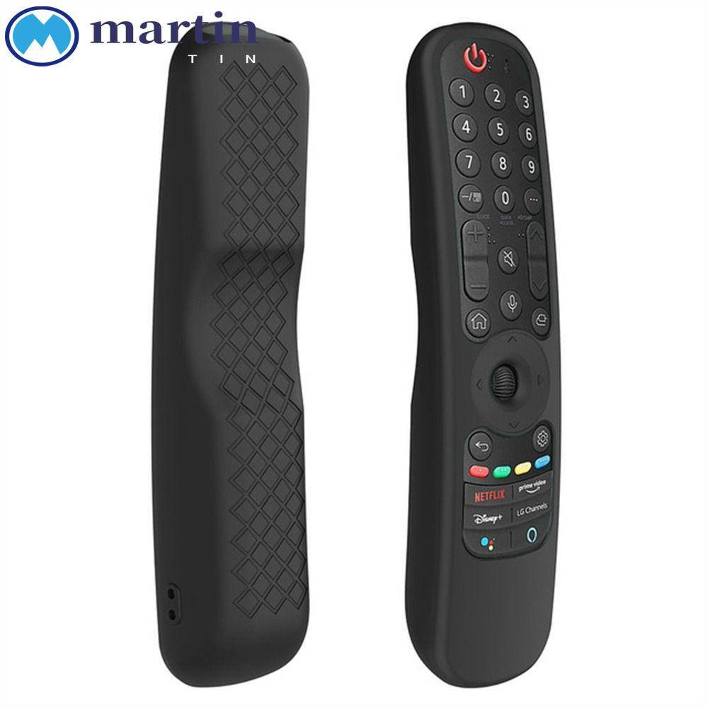 MARTIN ฝาครอบรีโมทคอนโทรล Anti-drop ซิลิโคนสําหรับ LG AN-MR21GC สําหรับ LG MR21GA สําหรับ LG OLED TV