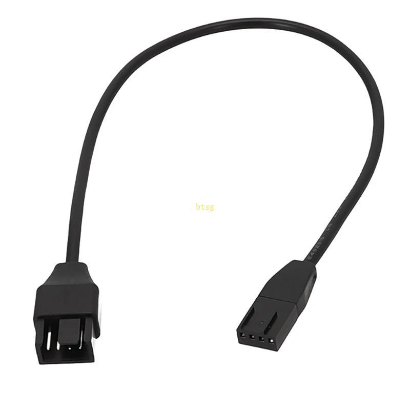 Btsg 4Pin พัดลม PWM สายเคเบิลเมนบอร์ด 4Pin PWM พัดลมควบคุมอุณหภูมิสายต่อ