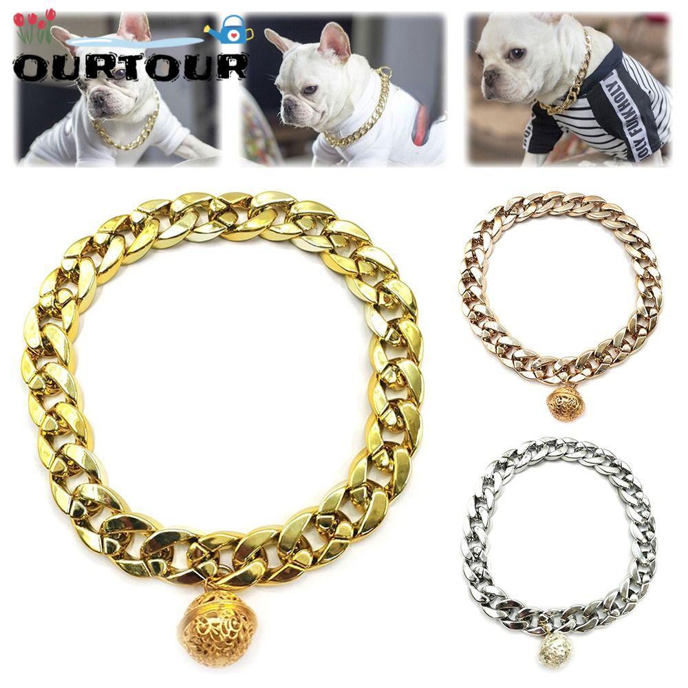 URTOUR สุนัข Collar Party อุปกรณ์สุนัข Cat AccessoriesL Bulldog Pitbull Collar