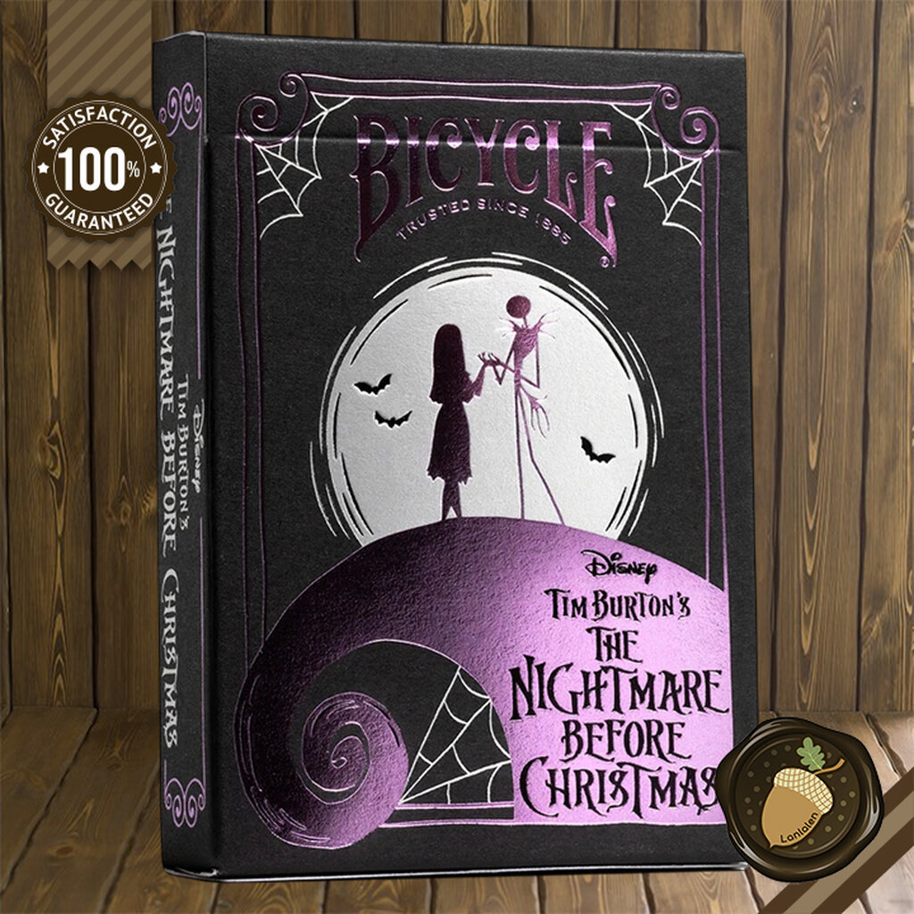 Playing Cards: Bicycle: Nightmare Before Christmas การ์ดสะสม อุปกรณ์มายากล
