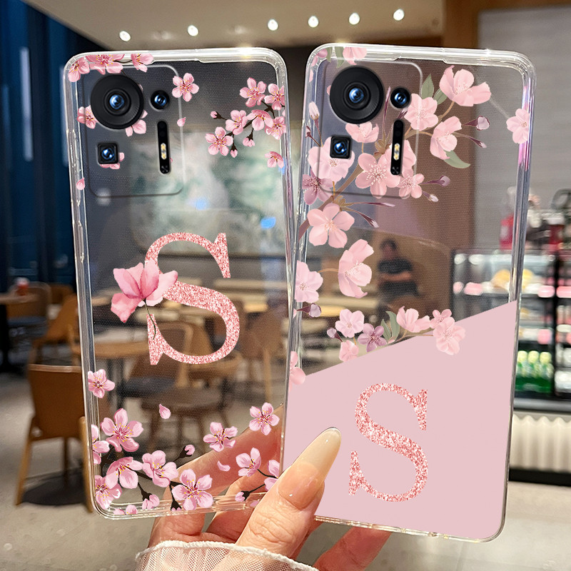 เคสโทรศัพท์สําหรับ Xiaomi Mi Mix 4 กรณีดอกไม้สวยโปร่งใส Slim Soft ซิลิโคนคู่สําหรับ Xiaomi Mi Mix4 ป