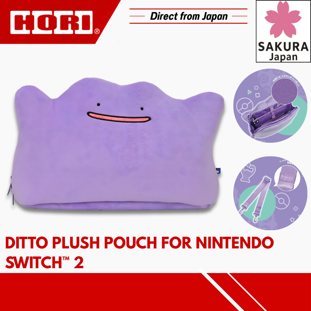 HORI Ditto plush pouch for Nintendo Switch™ 2