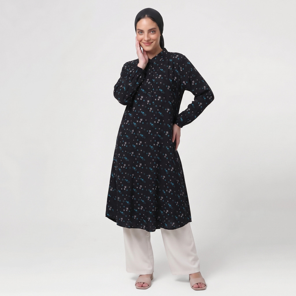 Dhyby Ghout - Premium Womens Tunic Motif Series - Isana