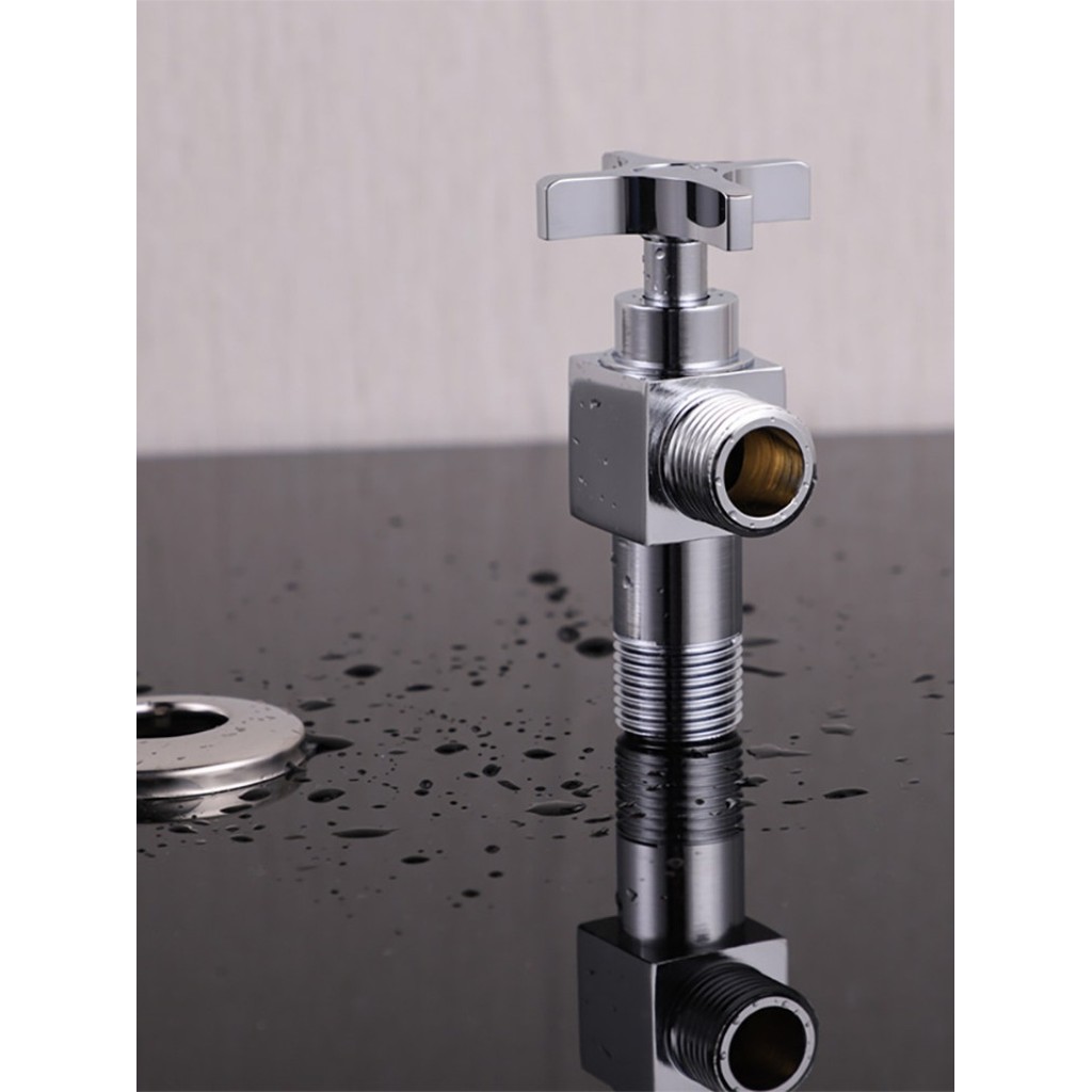 KOHLER 12066 วาล์วทองเหลือง 1/2" น้ำร้อน/เย็น ด้ามกากบาท อะไหล่