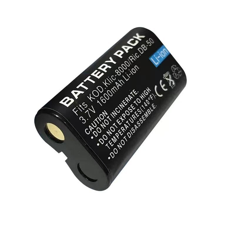 KLIC8000 K8000 แบตเตอรี่สําหรับ Kodak Z612 712 Z812 Rico R1 DB-50 Charger