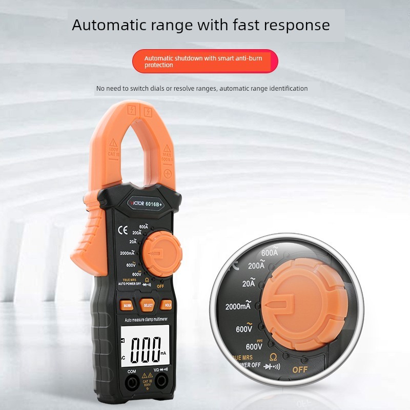 Victory Instruments Clamp Multimeter VC6016 Series Clamp Meter ความแม่นยําสูงแอมป์มิเตอร์ดิจิตอล