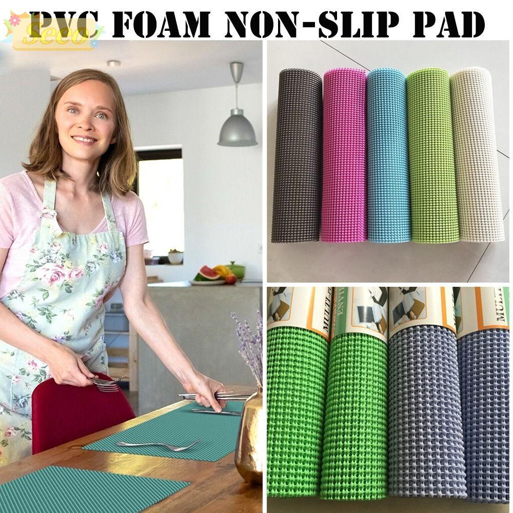 SEEO Non Slip Grip Mat Multi Purpose PVC Grid Moisture Proof Drawer Cushion