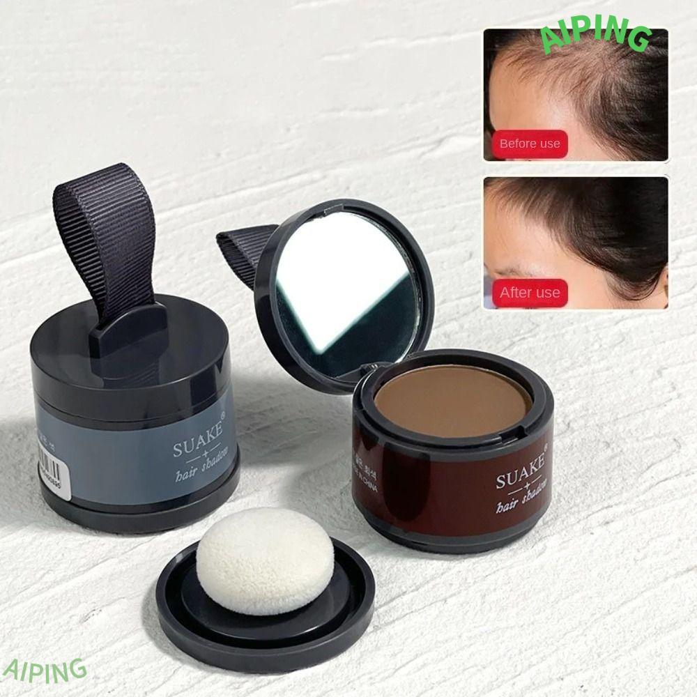 NG1ZX Hairline Shadow Powder, Fluffy Texture กันน้ํา Hair Filling Powder, ดูธรรมชาติพร้อมแปรงไฟเบอร์