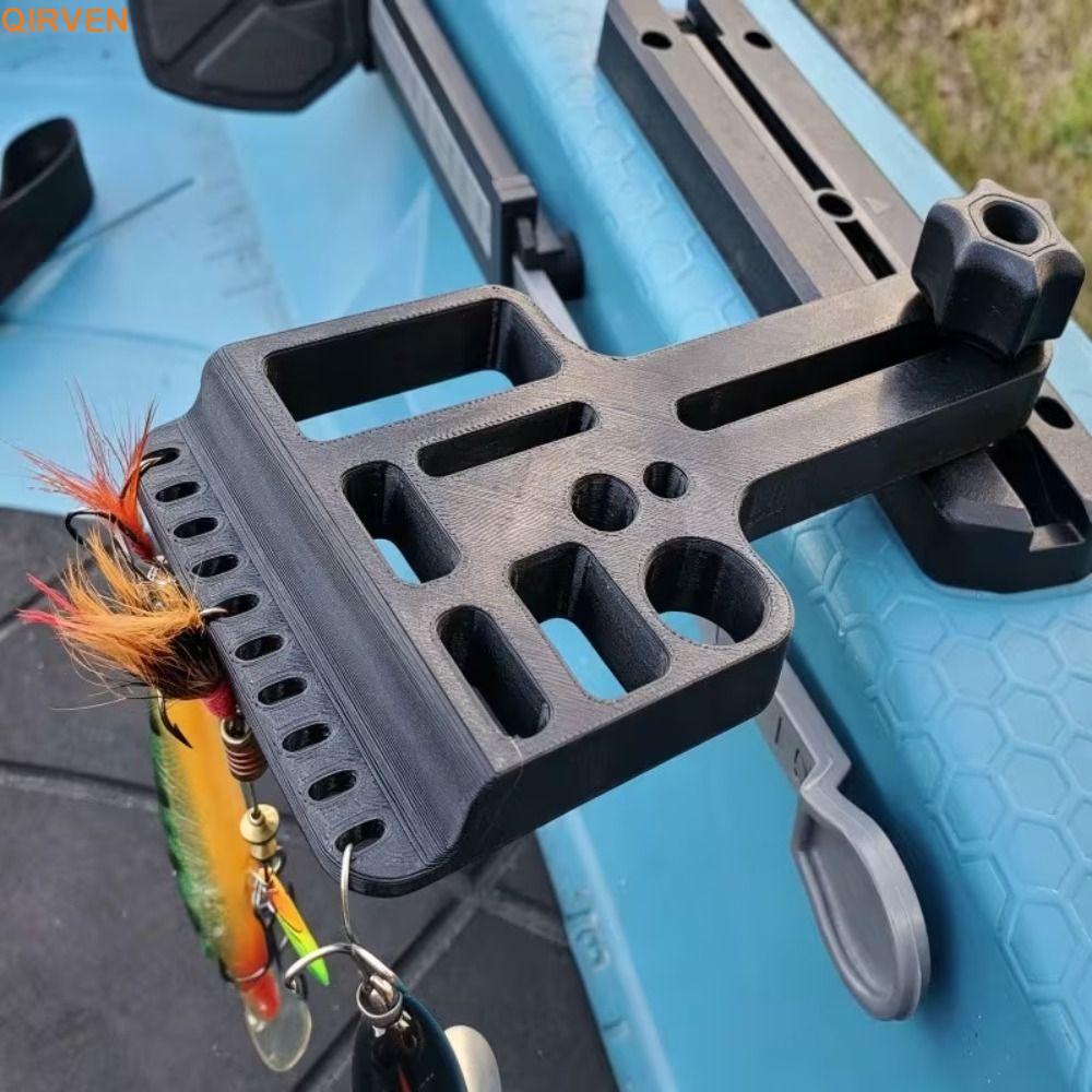 QIRVEN Kayak Fishing Gear Holder, Sturdy Portable Fishing Kayak Accessory, Stable Stainless Steel ทน