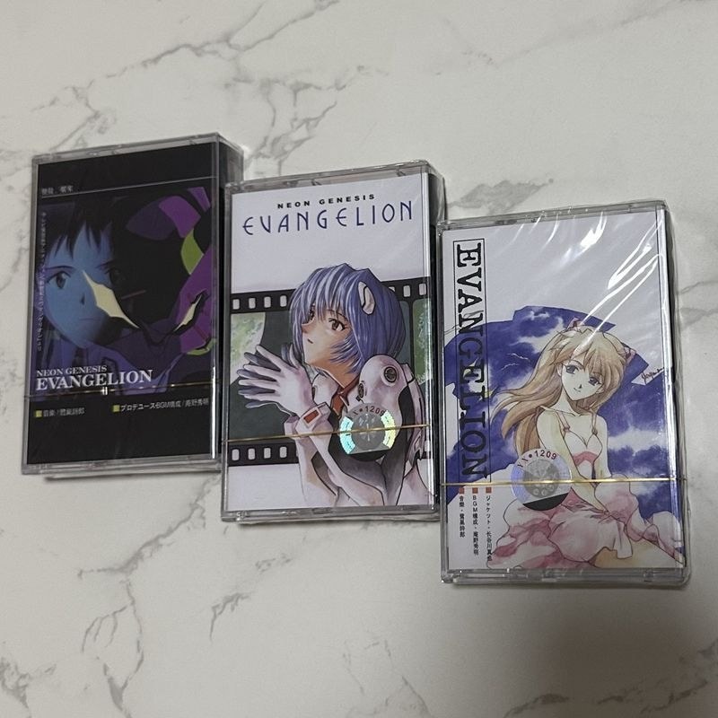 EVA EVANGELION NEON GENESIS EVANGELION เทปที่ยังไม่ได้เปิดใหม่เอี่ยม