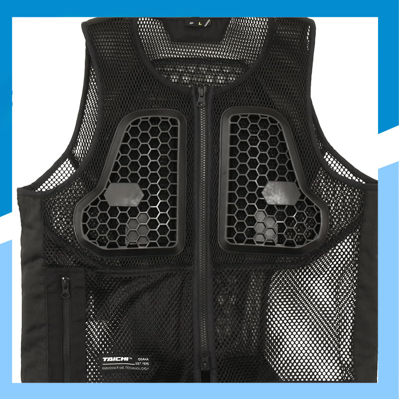 RS TAICHI TRV099 Stealth CE Protective Inner Jacket, Black, XL