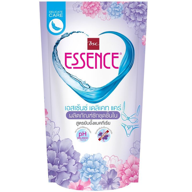 เอสเซ้นซ์น้ำยาซักผ้าสำหรับชุดชั้นใน 400มล.รีฟิล Essence Liquid Lingerie Detergent 400ml. Refill