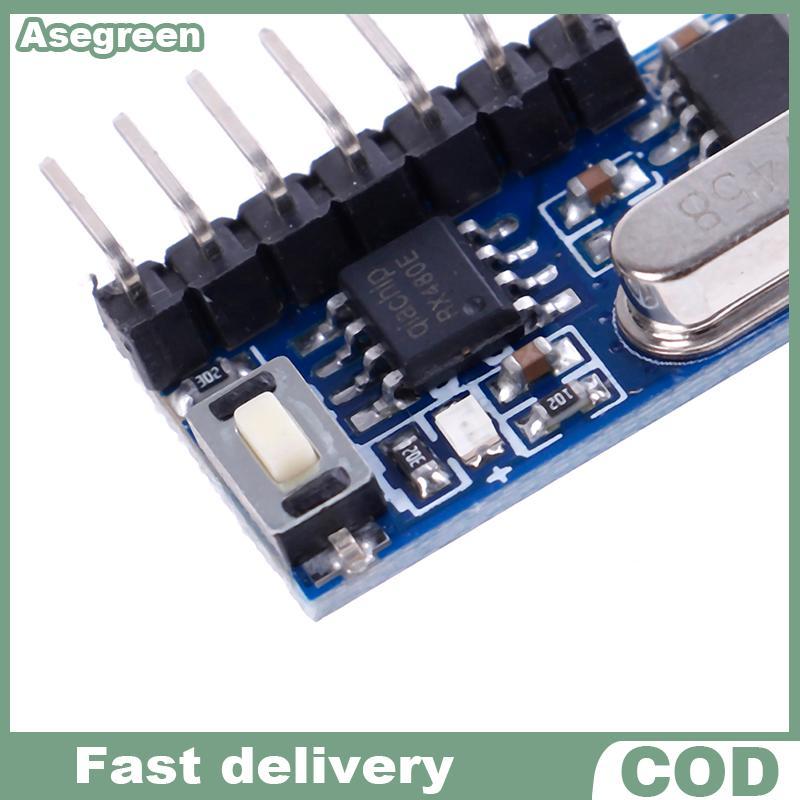 [Asegreen] 433Mhz Wireless RF 4 Channel Output Receiver Module and Transmitter EV1527 Code