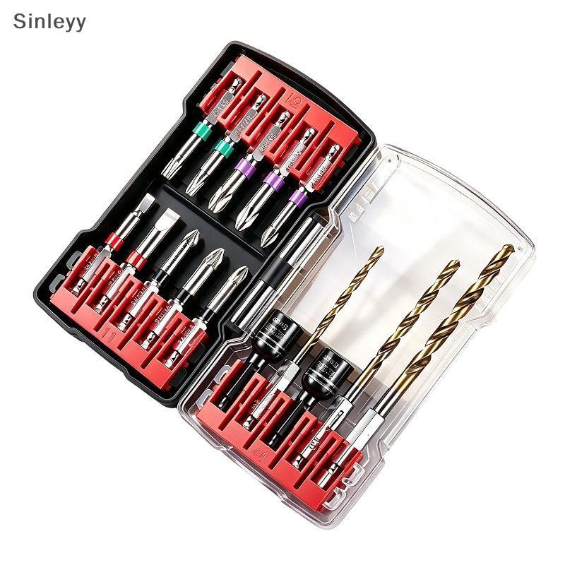 NLE 15PCS Impact Driver Bit ชุดแบบพกพาแม่เหล็ก Hex Shank ไขควง Bits สําหรับเจาะกลางแจ้ง Camping ซ่อม